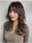 吉祥寺/ミルクティーブロンド/ダークブルー/デジタルパーマ