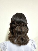 ヒュミ(hymy)&nbsp;結婚式参列に♪/お呼ばれヘア/おとなっぽヘア/くるみちゃんヘア