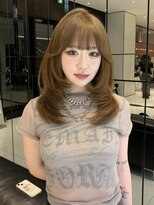 キーン 吉祥寺店(keen)&nbsp;ヘーゼルベージュ×レイヤーカット