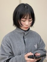 パークレーン アイス イヴェン アネックス(PARK LANE ICI yeven.anx)&nbsp;レイヤーカットハッシュカット韓国レイヤーオリーブベージュ