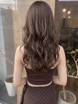 ニコリヘアワークス(nicori hair works) ロング×ソフトミルクブラウン3