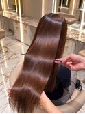 艶感ロング美髪縮毛矯正