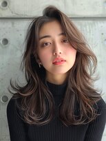 赤れんがアネックス(ANNEX)&nbsp;ロングレイヤー小顔メルティカラー３０代４０代５０代６０代