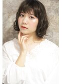 フラッフィーボブ×透明感イルミナカラー小顔大人可愛い20代30代