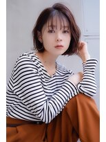 レニーバイエース(LANY by ACE)&nbsp;【LANY 横浜】 大人可愛いミディアムウェーブ×ココアブラウン