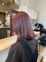 マイティ バイ エイチ(mighty by H)&nbsp;【mighty】ピンクベージュ×外ハネボブ