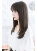 重軽スタイルでしっとり感♪うっとり美髪ストレートb