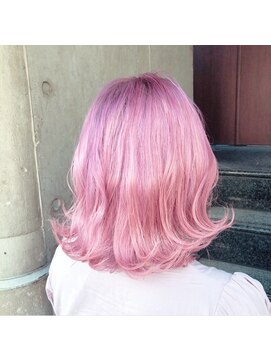 エイト ヘアサロン 渋谷本店(EIGHT) ペールピンクカラー