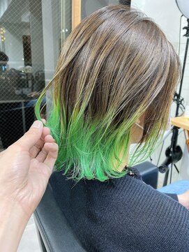 サングース(Sungoose) 韓国風カラー＃前髪くびれイメチェンラベンダーカラー