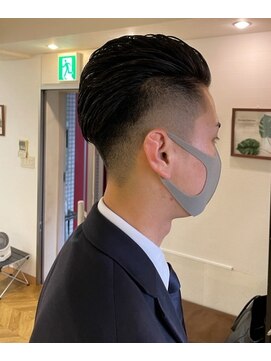 ネクサスアンドコー 錦糸町店(NEXUS&Co.) おしゃれ七三ショート　[錦糸町]<理容室>[Men's]