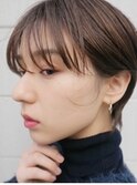 ミニウルフレイヤーカット顔周り前髪韓国ミディアムロング/柏