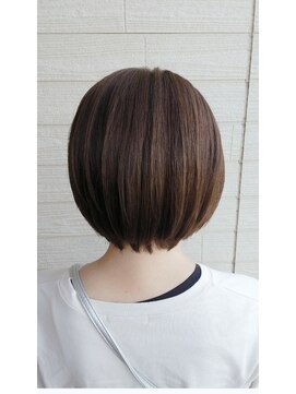 イコウヘアデザイン(icou hair design) 丸みショート◆マロンべージュ