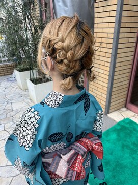 アース 高田馬場店(HAIR&MAKE EARTH) ツインお団子