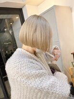 フラム 渋谷(flamme)&nbsp;ブロンドボブ＊ハイトーンボブ