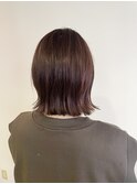 【Gluck hair design】外ハネボブ×ピンクブラウン