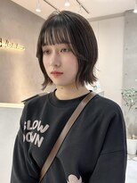 サンド 池袋(sand)&nbsp;ぱつっとボブ／ボブ／縮毛矯正／前髪カット