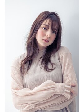 ブリング バイ スノードロップ 吉祥寺(BRING by Snowdrop) 黒髪/グレーベージュ/レイヤーロング/前髪パーマ/吉祥寺