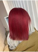 ツヤ髪レッドカラー☆チェリーレッド