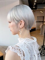 アルバム 池袋(ALBUM)&nbsp;フレンチカジュアルニュアンスカラーブルーシルバー_ba484232