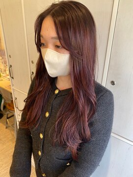 トライベッカスマートサロン(TRIBECA smart salon) チェリーブラウン/フェミニンロング/ヘルシースタイル/赤塚/水戸
