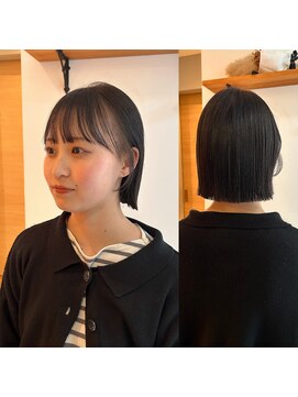 ガーランド (Garland) 切りっぱなしボブ/ワイドバング/前髪/原宿神宮前