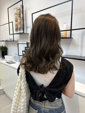 エイトヘアー(8 HAIR) オリーブベージュ ブリーチなし ブリーチなしダブルカラー