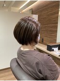 朝楽なショートボブ