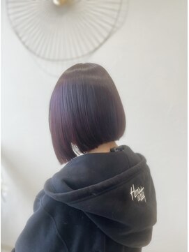 エフヘア レヴェリー(Fhair reverie) ディープパープル×ボブ