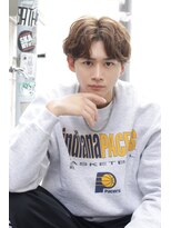 【曲がる縮毛矯正】韓国マッシュニュアンスパーマダークアッシュ