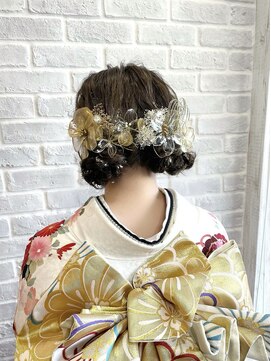 エムロード 深草店 成人式ヘア