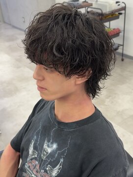 ネクスト 渋谷(NEXT) ウルフ/アッシュブラック/カルマパーマ/ベリー/ウルフ