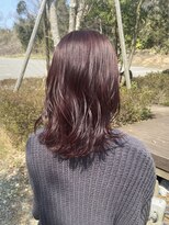 ヘアーコンセプト アイアイオ(HAIR CONCEPT iio) ブリーチなしボルドーカラー
