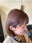 透明感くすみピンクベージュ