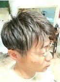 大人のツーブロック