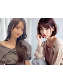 顔回りこそ差が出る神技カット◆1mm単位での微調整/鏡を見ながら似合わせをするから理想以上の仕上がりに♪