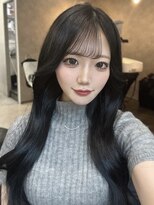 マーシュ 梅田(marshu)&nbsp;吉岡Style/ワンホン/黒染め使用しないオフブラックカラー