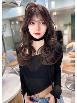 ロンド ロビン 栄(Lond robin) 【Lond robin】木屋元一　前髪/顔まわり/2way/韓国/レイヤー