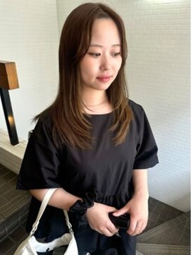 フー(fue’) ブリーチなしダブルカラー×レイヤー―カット