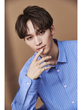 ロンドオム 池袋(Lond Homme) men's/メンズ/ブルーブラック/フェザーパーマ/サーフカール/池袋