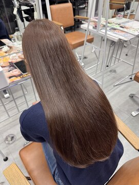 サロンドミルク 新百合ヶ丘店(salon de MiLK) ★ココアブラウンナチュラルブラウン暗めカラーデザインカラー