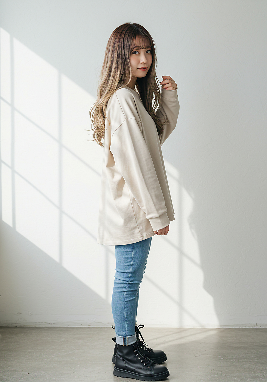 フュージョンファイブ(FUSION5)&nbsp;レイヤーロングベージュ20代30代40代くびれエクステ韓国ヘア