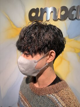 簡単キマる/ツイスト/スパイラルパーマ/波巻き