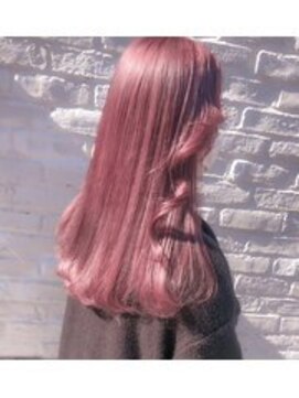 ゲーム 原宿店(GAME) ピンクベージュ/ダブルカラー/シンプルストレート/髪質改善/原宿