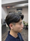 毛流れセンターパート