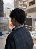 波巻きパーマ
