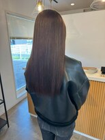 クララジャパン ナベシマ(CLALA JAPAN Nabeshima)&nbsp;縮毛矯正　質感ストレート　髪質改善カラー　顔まわり　ブリーチ