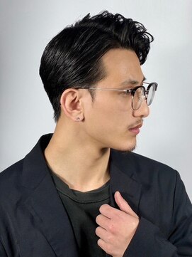 ヒロギンザ 田町店(HIRO GINZA) 七三分けショート