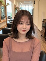 ノエルヘアー(Noel hair)&nbsp;シースルーバング外ハネボブ
