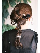 ジーン カットクラブ レディース(GENE CUTCLUB Lady's)&nbsp;リボンカチモリヘアアレンジ