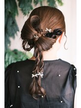 ジーン カットクラブ レディース(GENE CUTCLUB Lady's)&nbsp;リボンカチモリヘアアレンジ